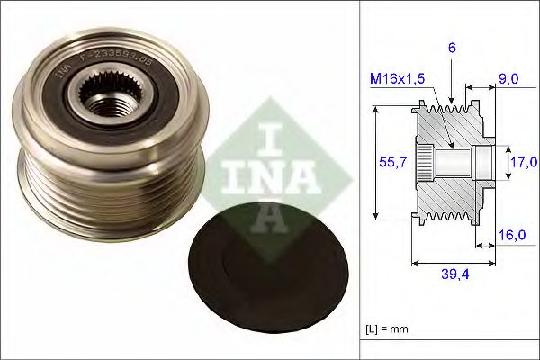 Sistem roata libera, generator