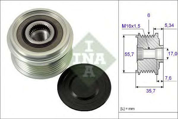 Sistem roata libera, generator