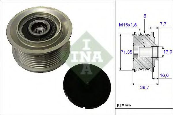 Sistem roata libera, generator