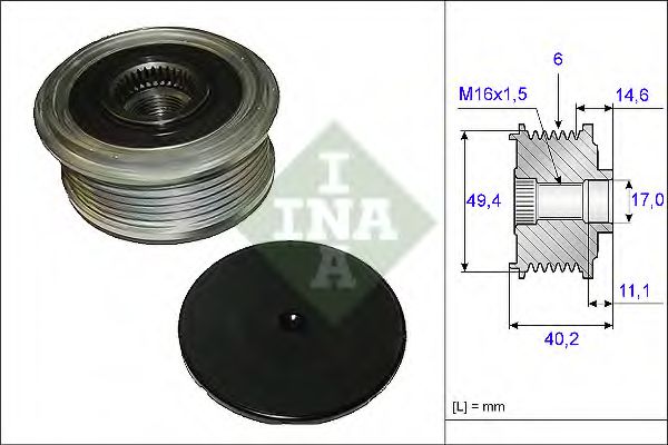 Sistem roata libera, generator