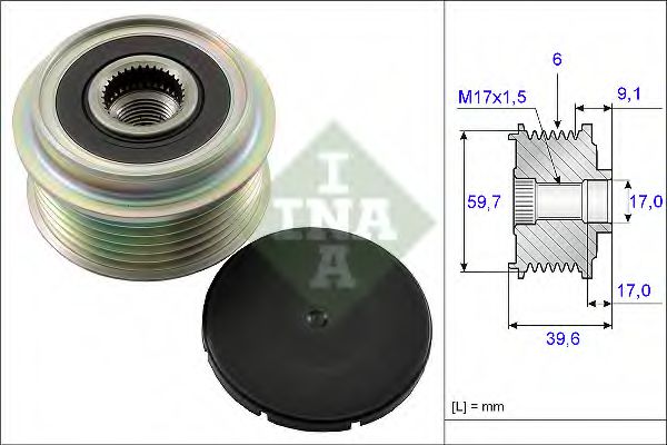 Sistem roata libera, generator