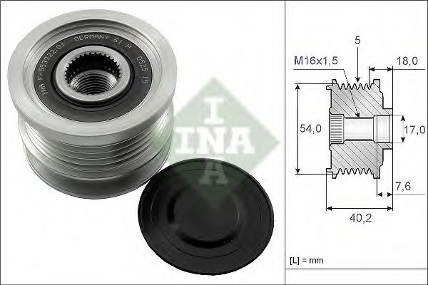 Sistem roata libera, generator