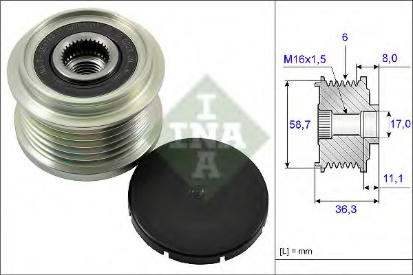 Sistem roata libera, generator