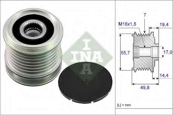 Sistem roata libera, generator