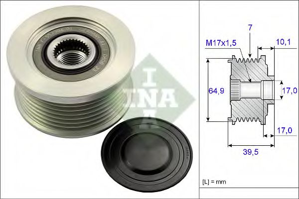 Sistem roata libera, generator