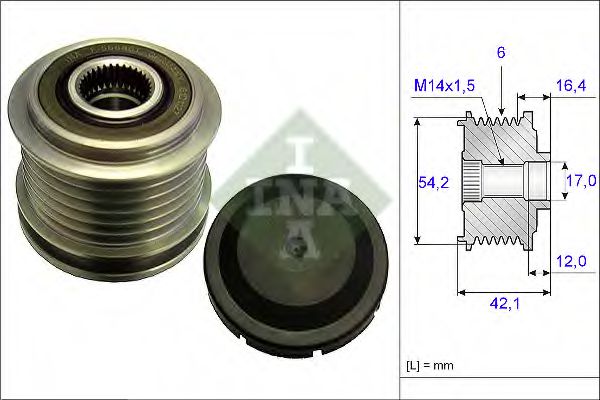 Sistem roata libera, generator