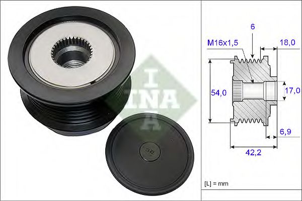 Sistem roata libera, generator