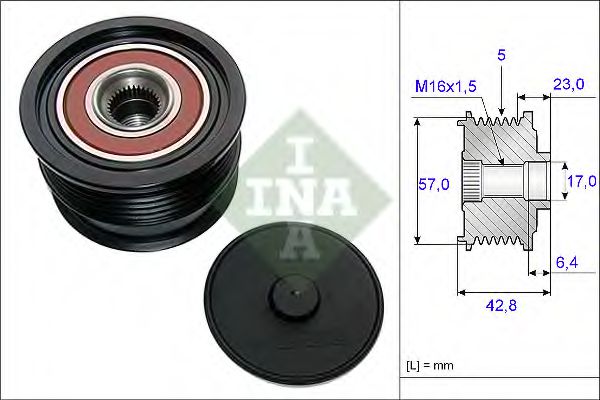 Sistem roata libera, generator