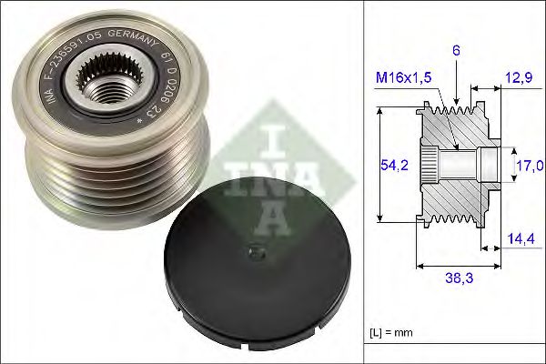 Sistem roata libera, generator
