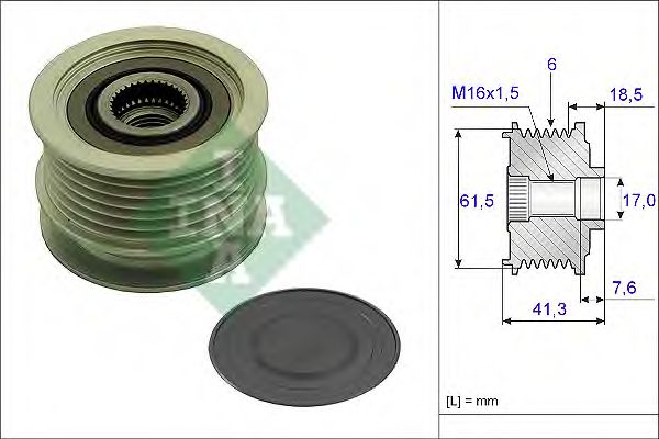 Sistem roata libera, generator