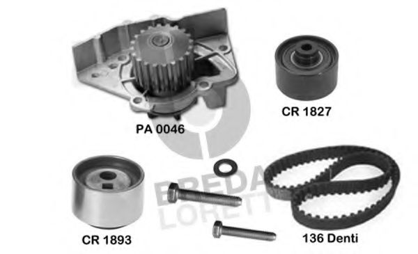 Set pompa apa + curea dintata