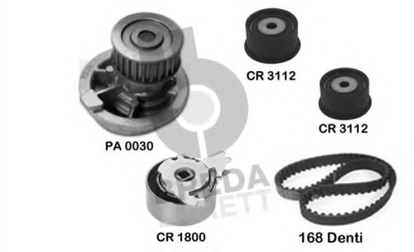 Set pompa apa + curea dintata