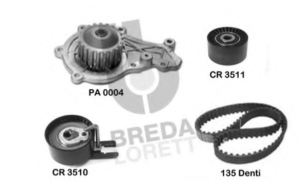 Set pompa apa + curea dintata