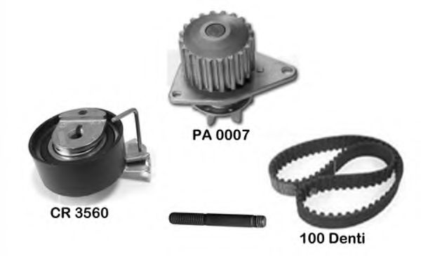 Set pompa apa + curea dintata