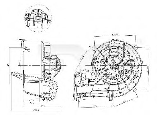 Ventilator, habitaclu