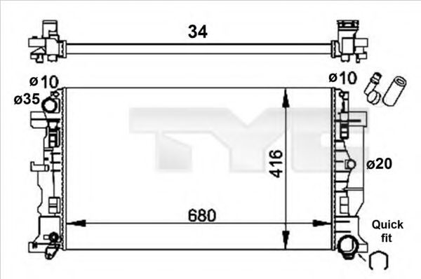 Radiator, racire motor