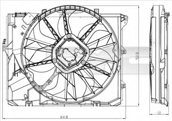 Ventilator, radiator