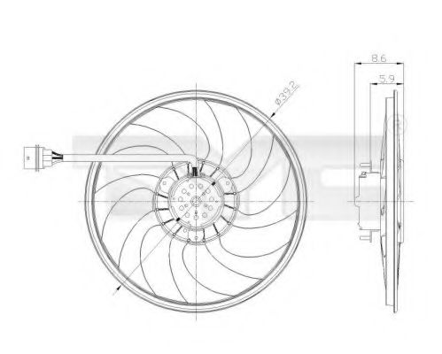 Ventilator, radiator