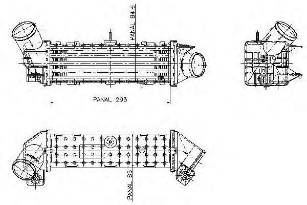 Intercooler, compresor