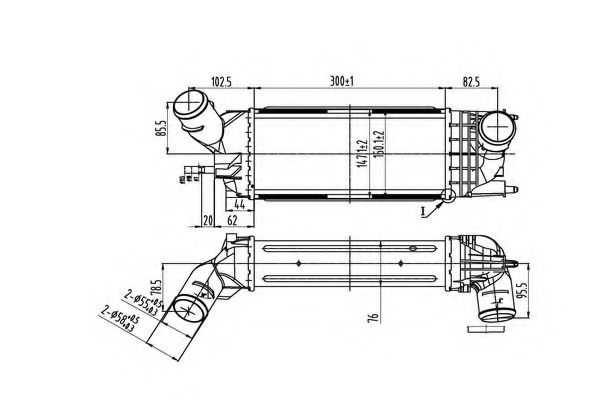 Intercooler, compresor