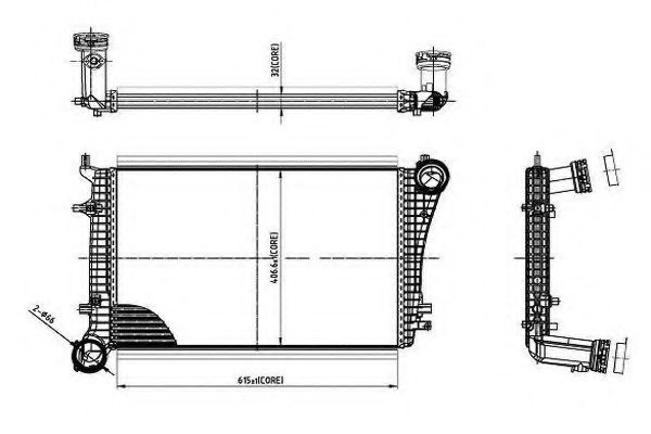 Intercooler, compresor