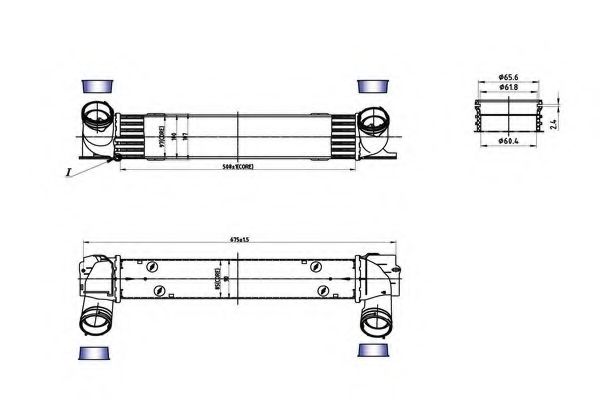 Intercooler, compresor