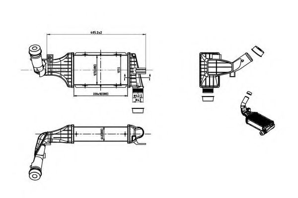 Intercooler, compresor