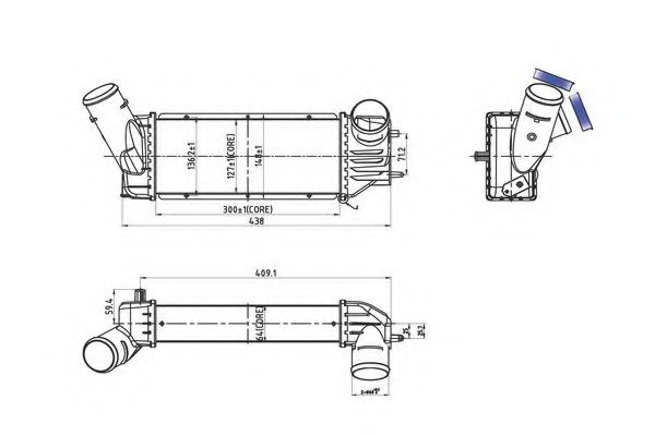 Intercooler, compresor