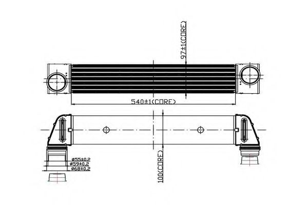 Intercooler, compresor