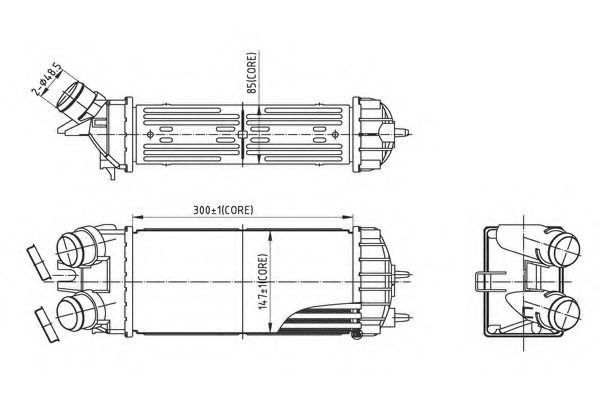 Intercooler, compresor