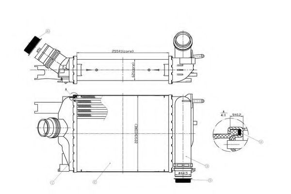 Intercooler, compresor