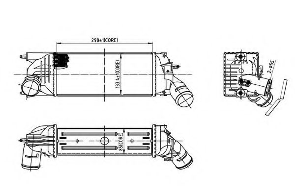 Intercooler, compresor