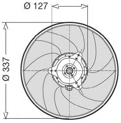 Ventilator, radiator