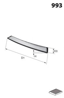 Filtru, aer habitaclu