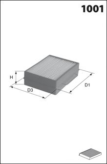 Filtru, aer habitaclu