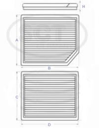 Filtru, aer habitaclu