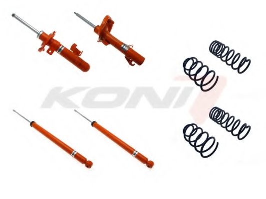 Set suspensie, arcuri elicoidale / amortizoare