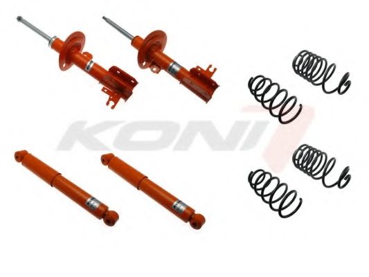 Set suspensie, arcuri elicoidale / amortizoare