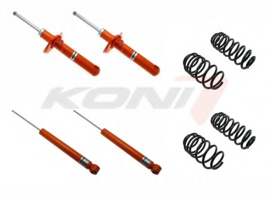 Set suspensie, arcuri elicoidale / amortizoare
