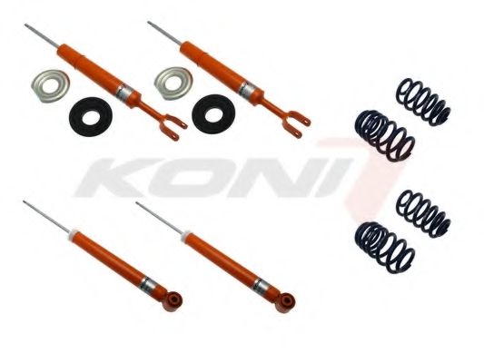Set suspensie, arcuri elicoidale / amortizoare