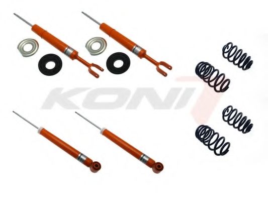 Set suspensie, arcuri elicoidale / amortizoare