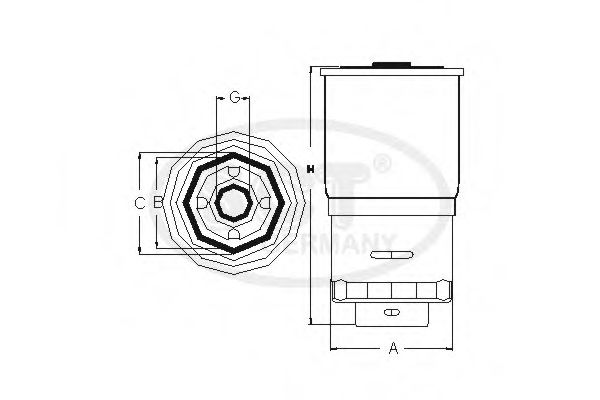 filtru combustibil