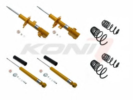 Set suspensie, arcuri elicoidale / amortizoare