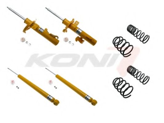 Set suspensie, arcuri elicoidale / amortizoare