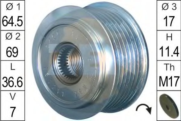 Sistem roata libera, generator