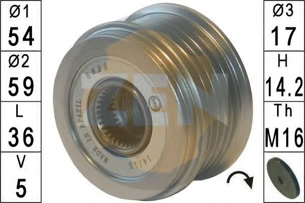 Sistem roata libera, generator