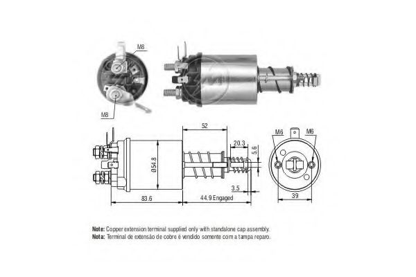 Solenoid, electromotor