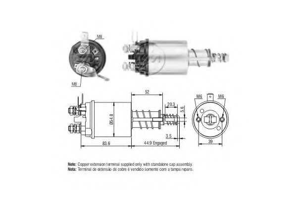 Solenoid, electromotor