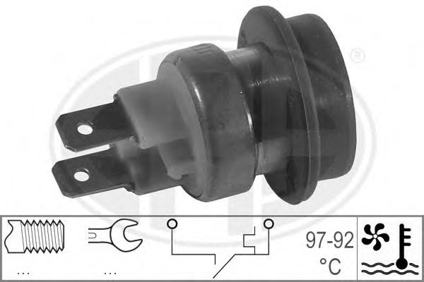 Comutator temperatura, ventilator radiator