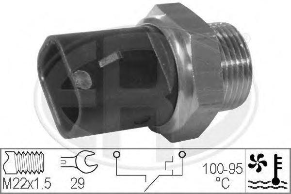 Comutator temperatura, ventilator radiator